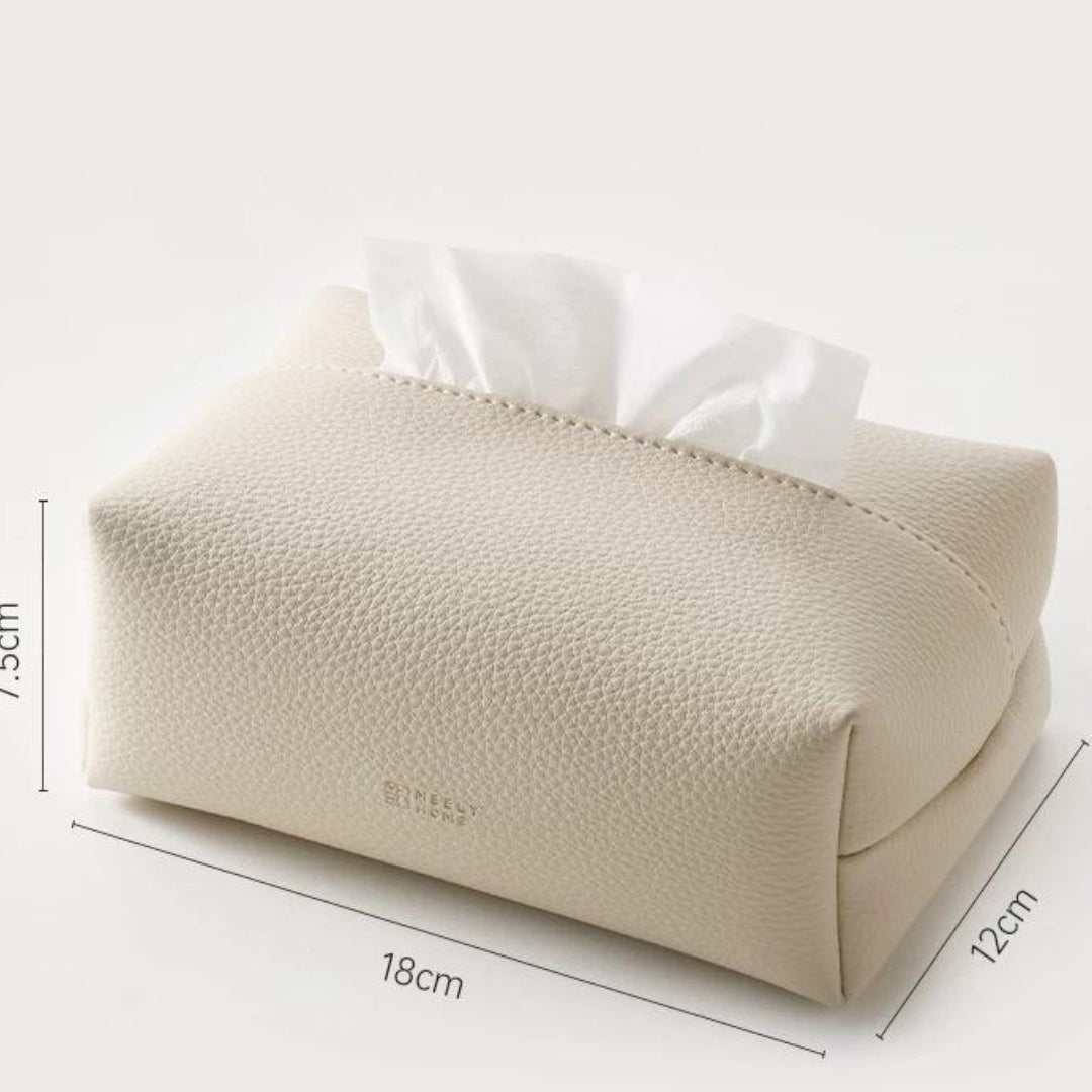 Leather Modish Tissue Box