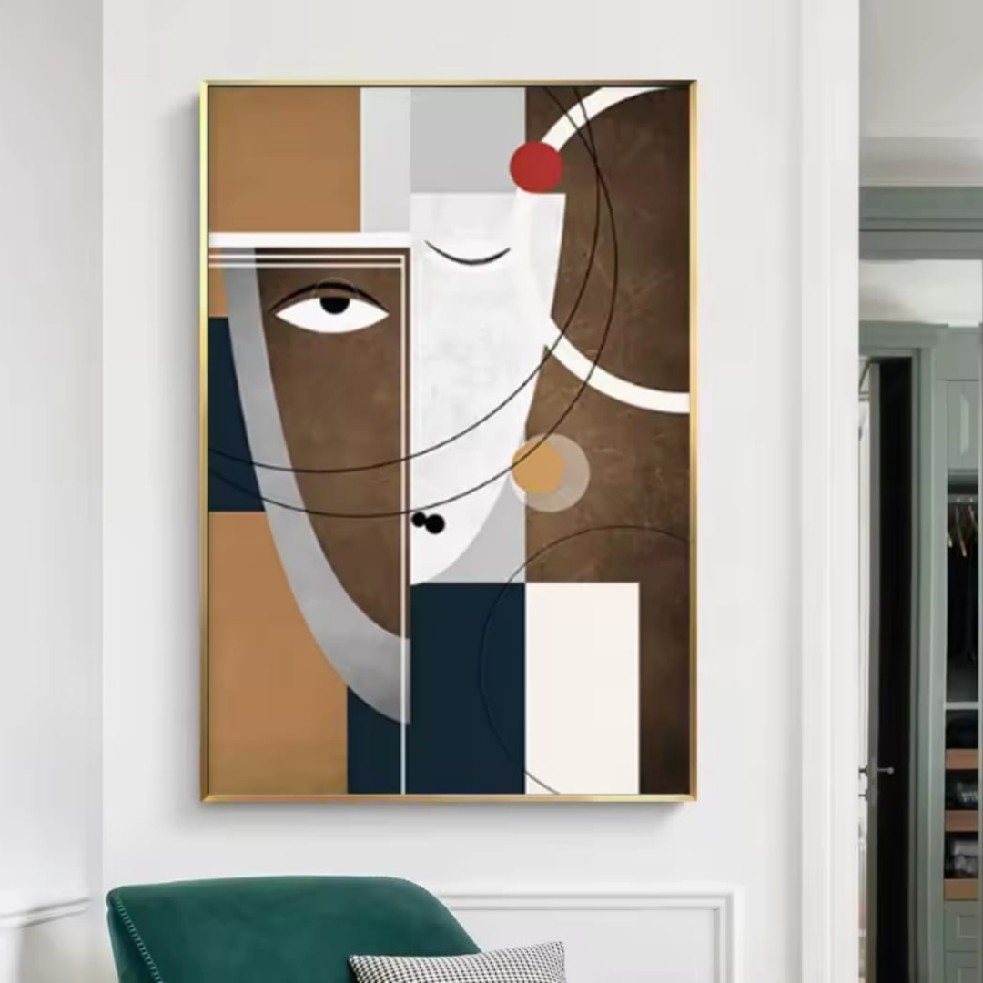 Mind and body canvas painting