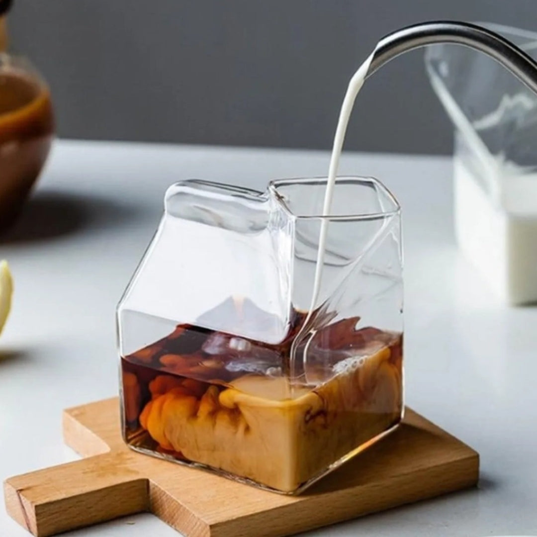 Milk Square Style Glass