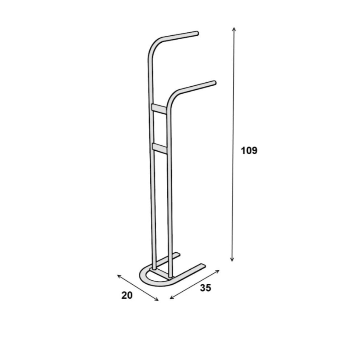 Black Towels Holder