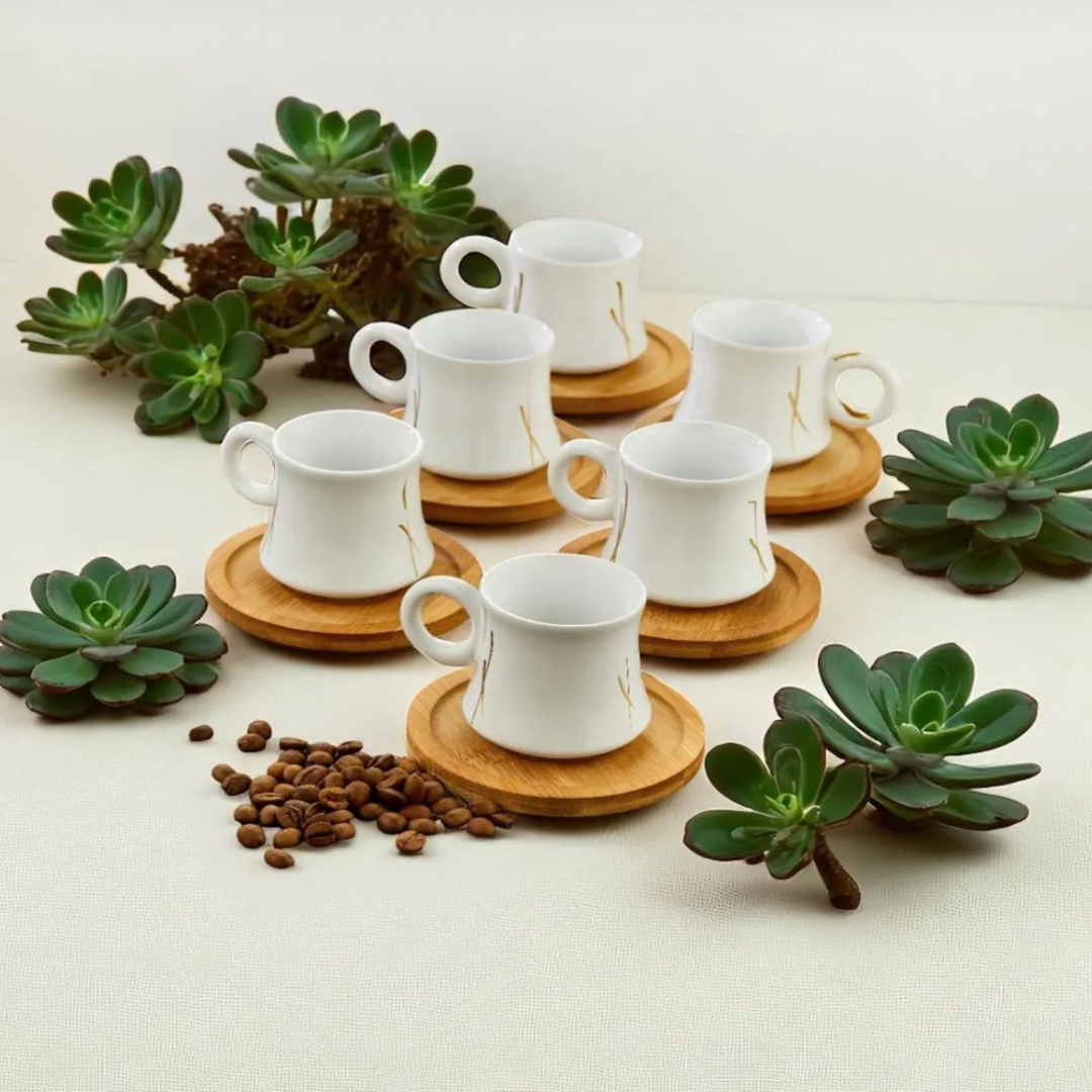 Bamboo Coffee Set