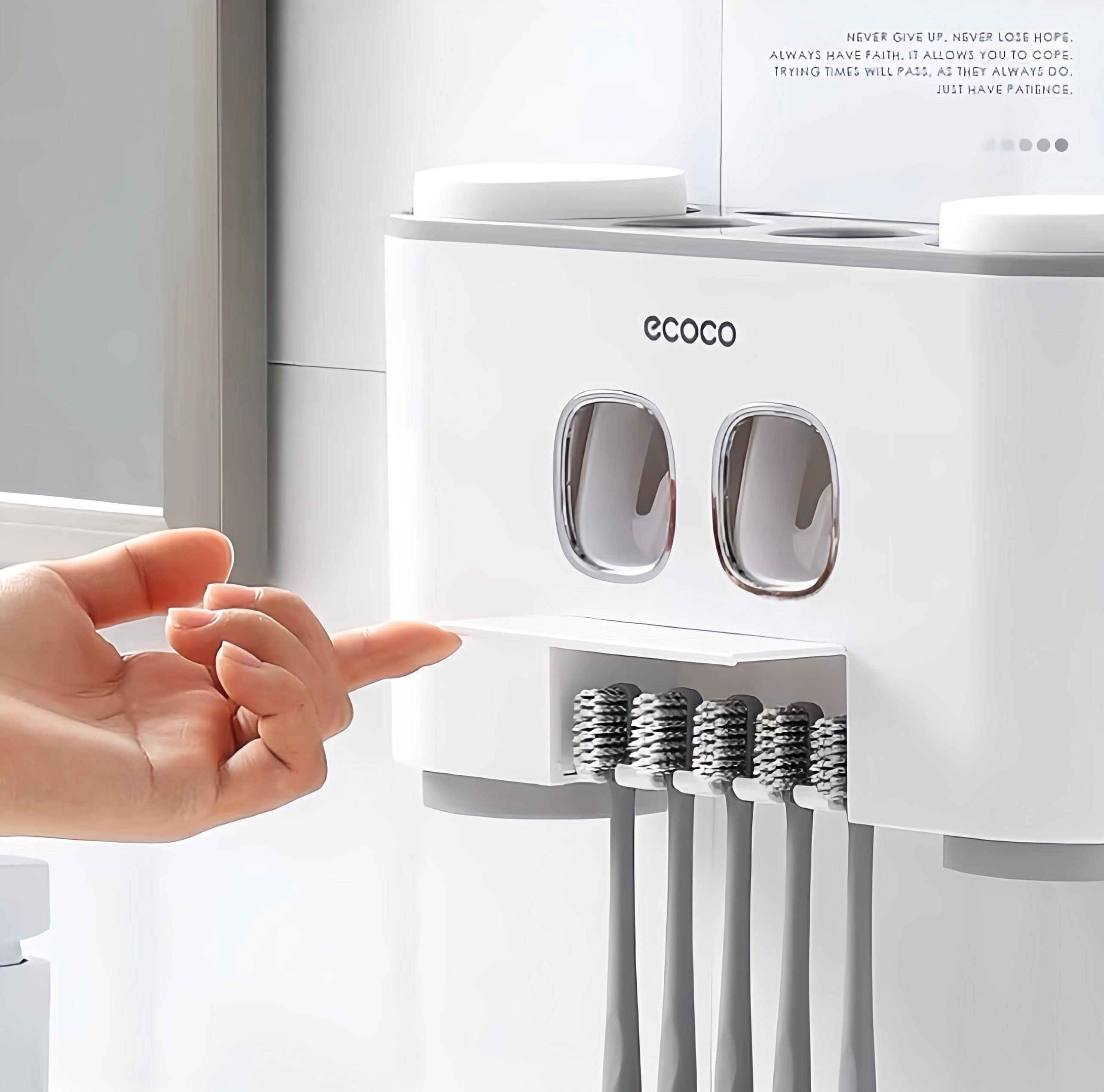 Ecoco Wall-mounted Toothpaste Dispenser