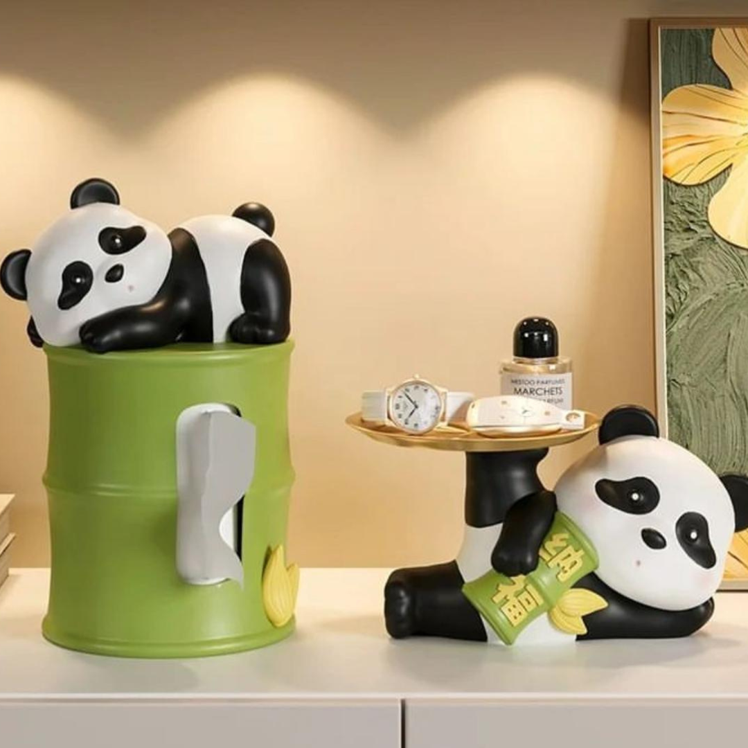 Panda Tissue Box