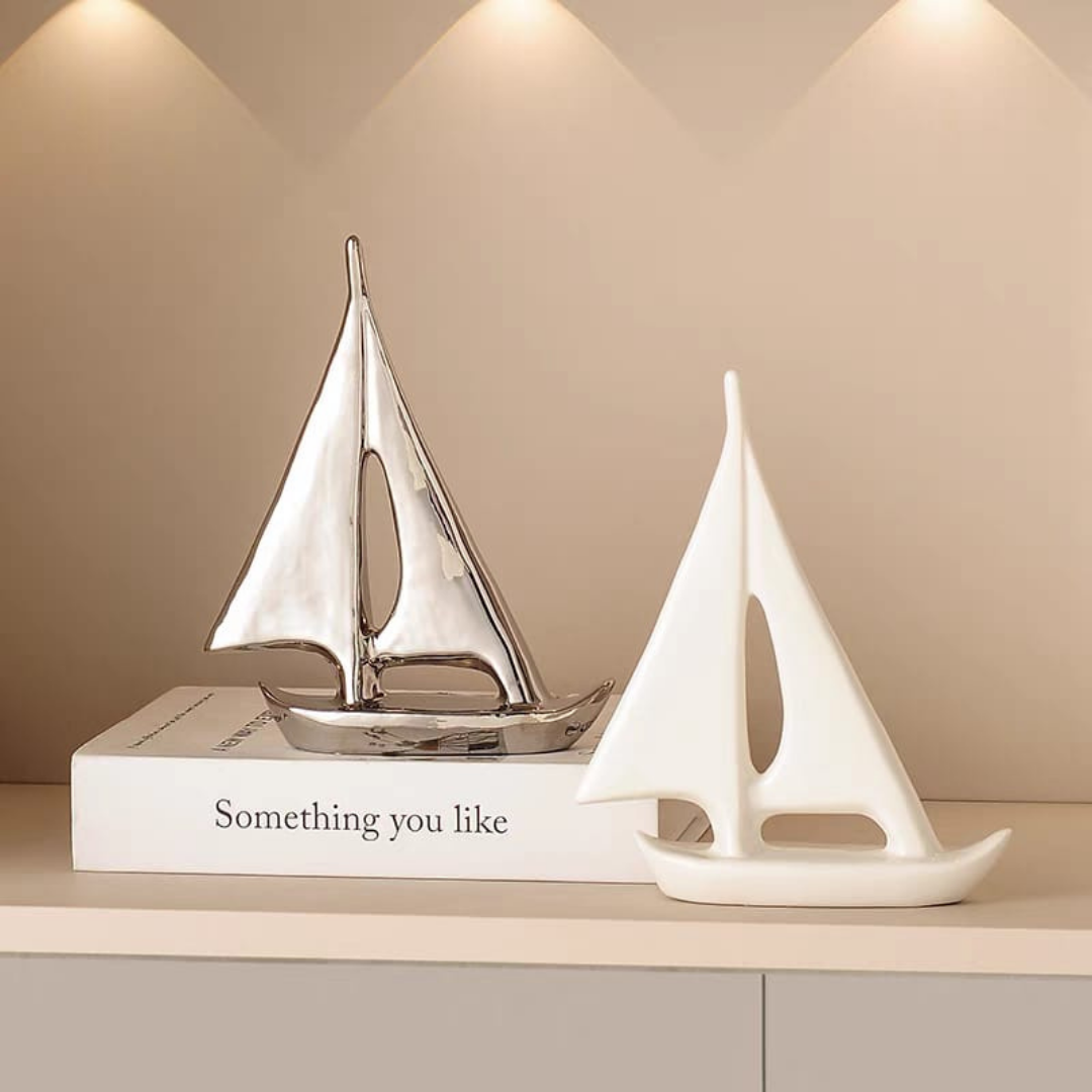Sailing boat table decoration