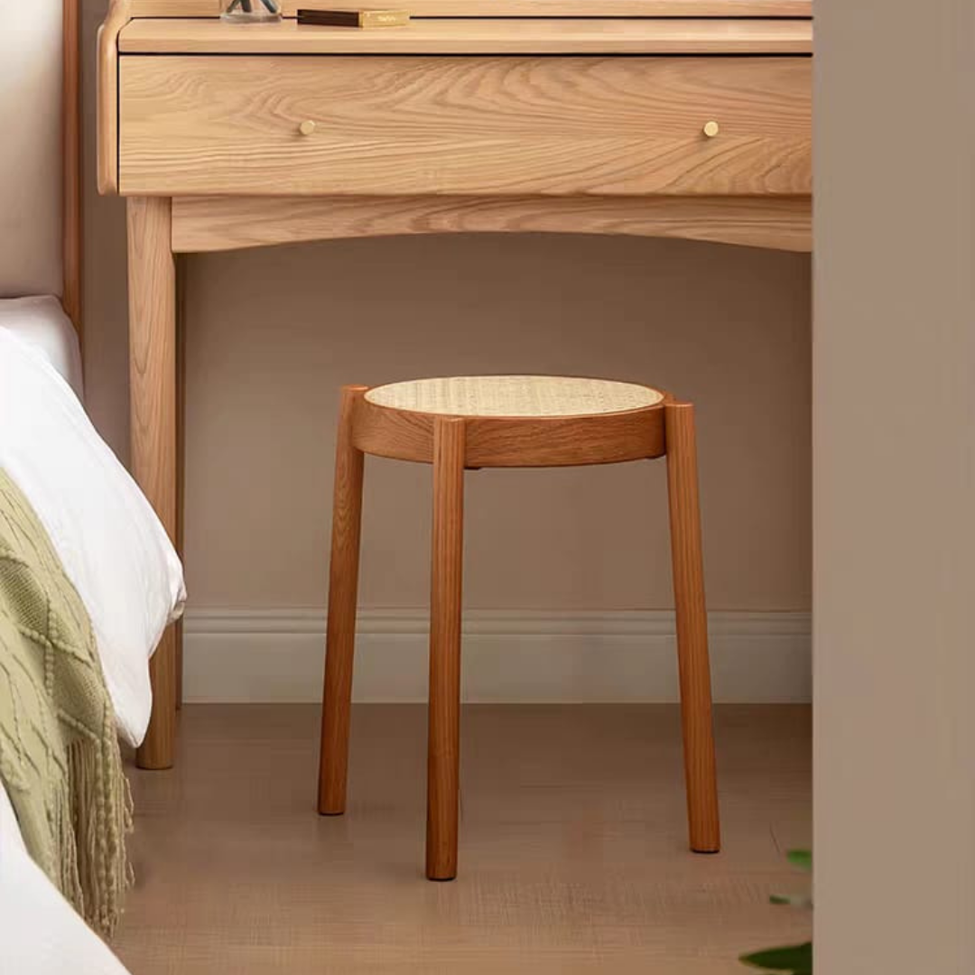 Georgia rattan coffee table and tabouret