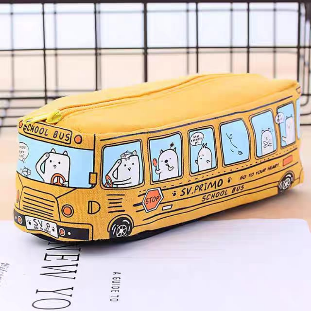School bus pen case