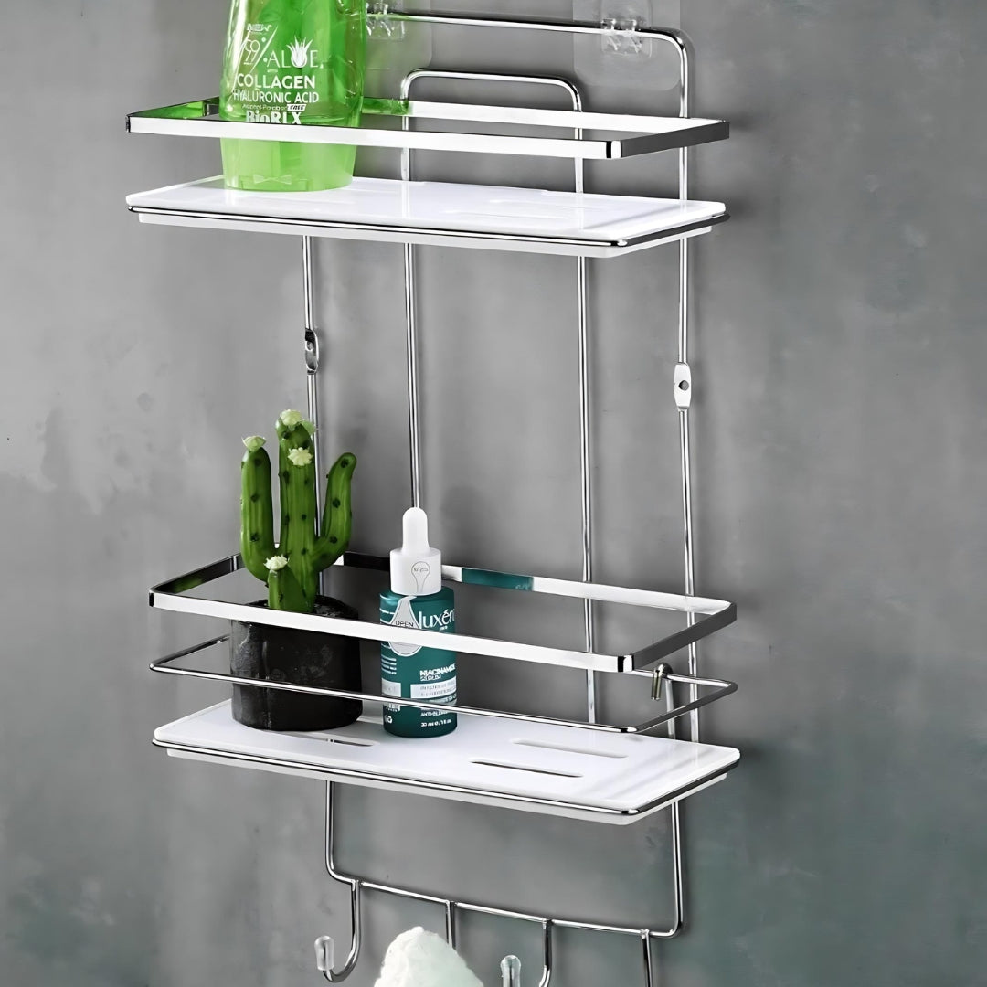 The Silver Bathroom Organiser