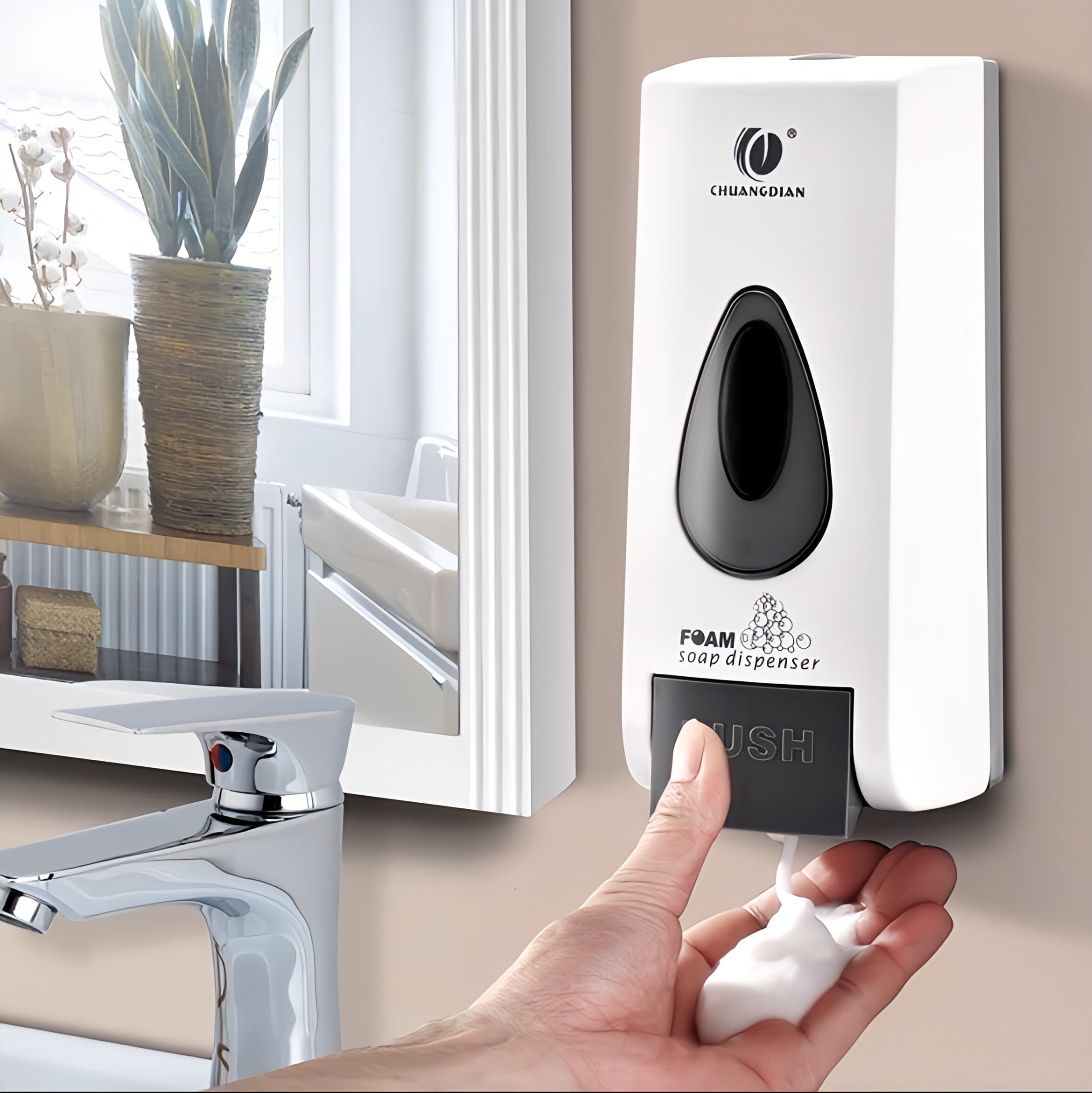 Wall-Mounted Liquid Soap Dispenser