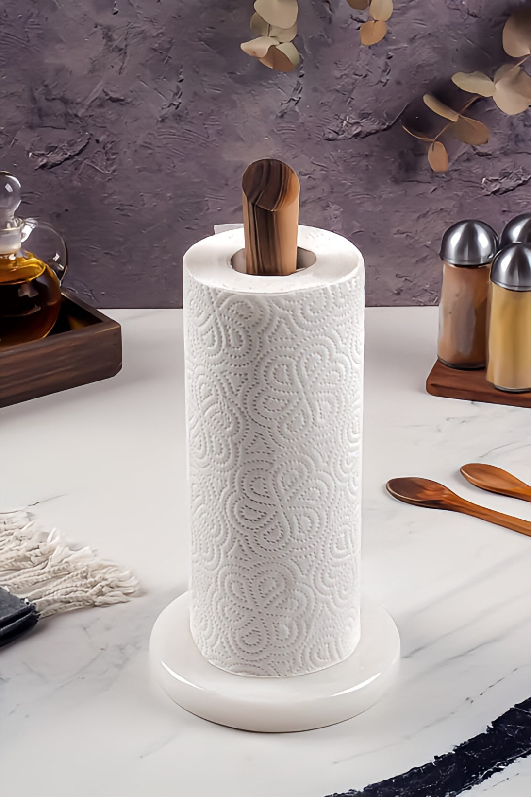 Wood Roll Holder