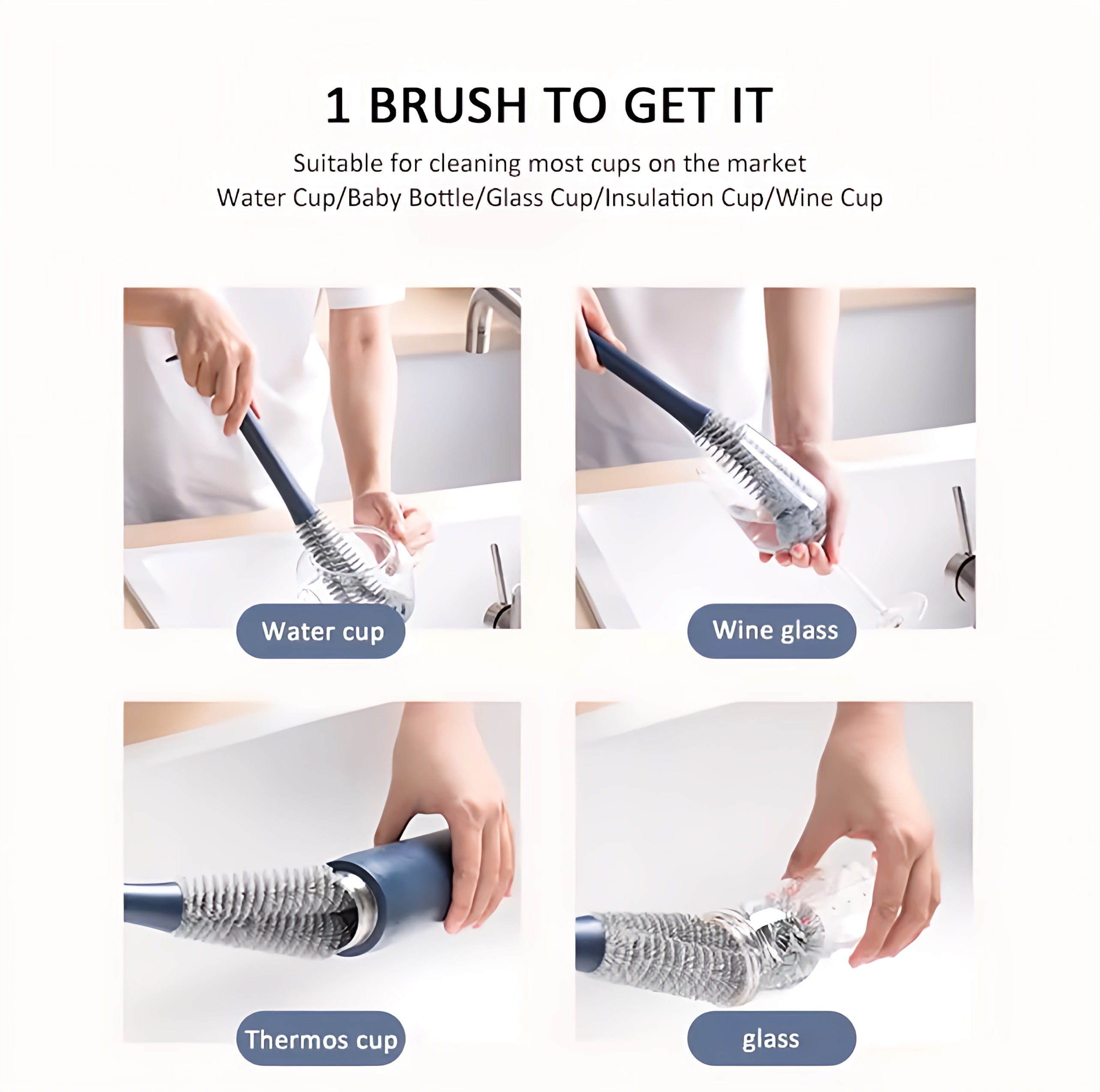 L-Shape Cup Brush