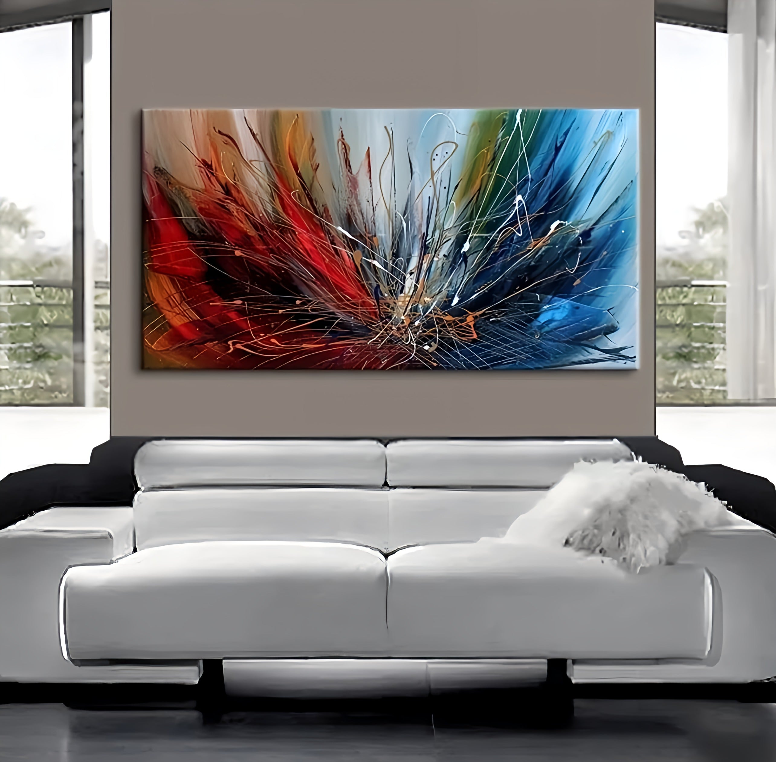 Colorful Canvas Painting