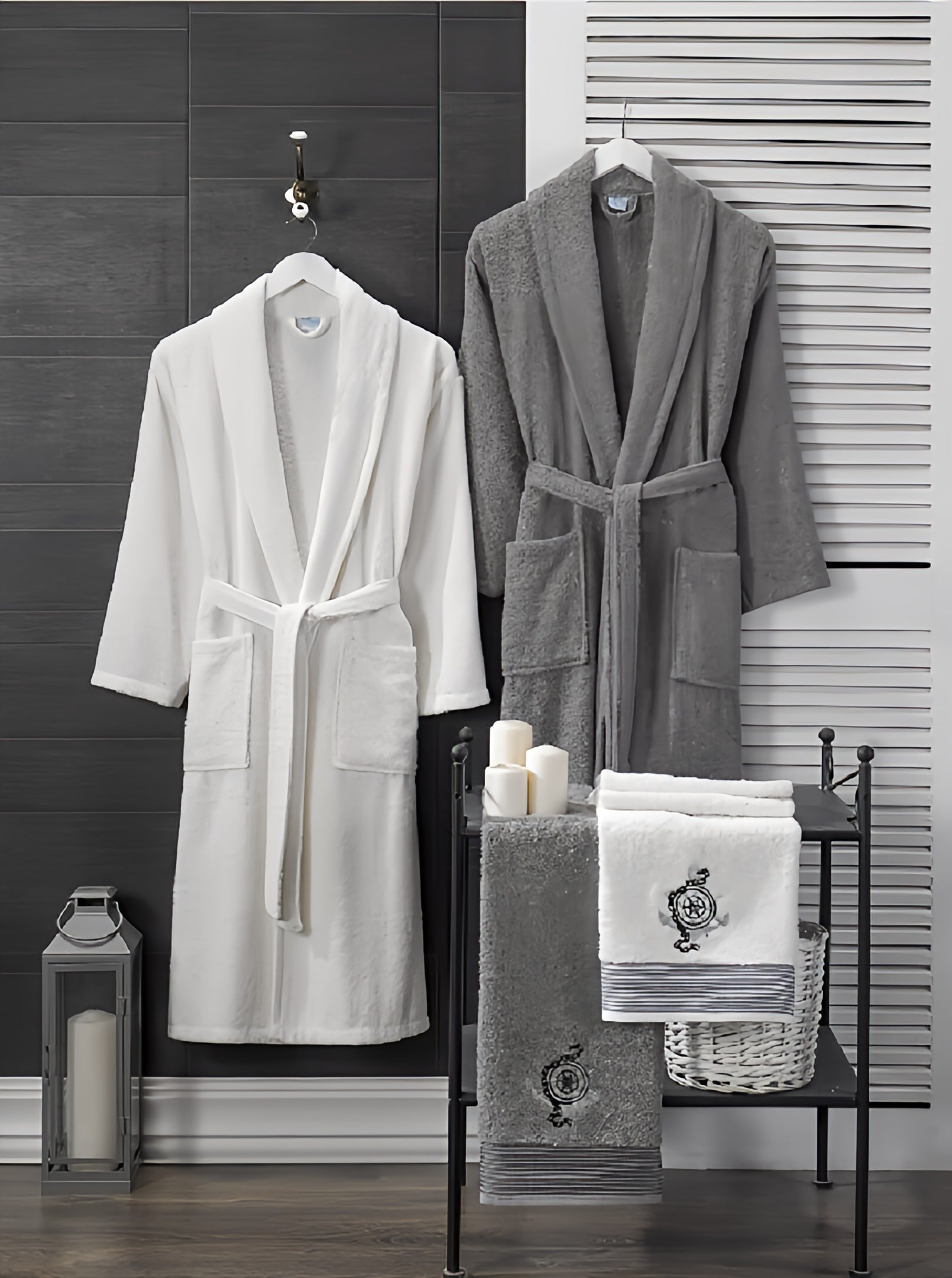 The Grey Bathrobe Sset