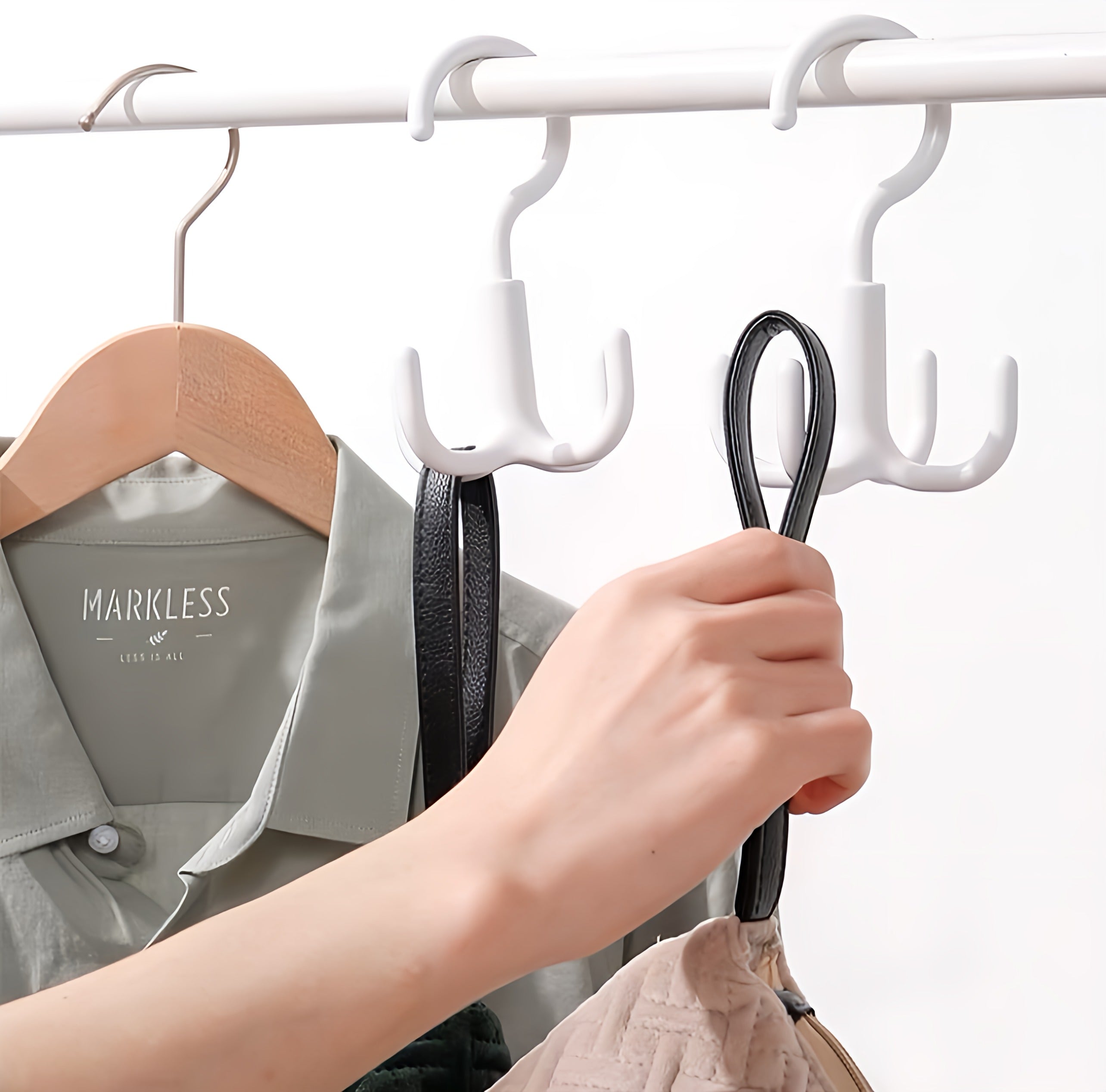 Rotating Hook Accessories Organizer