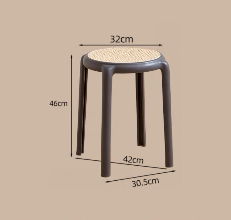 Imitation Rattan Stool