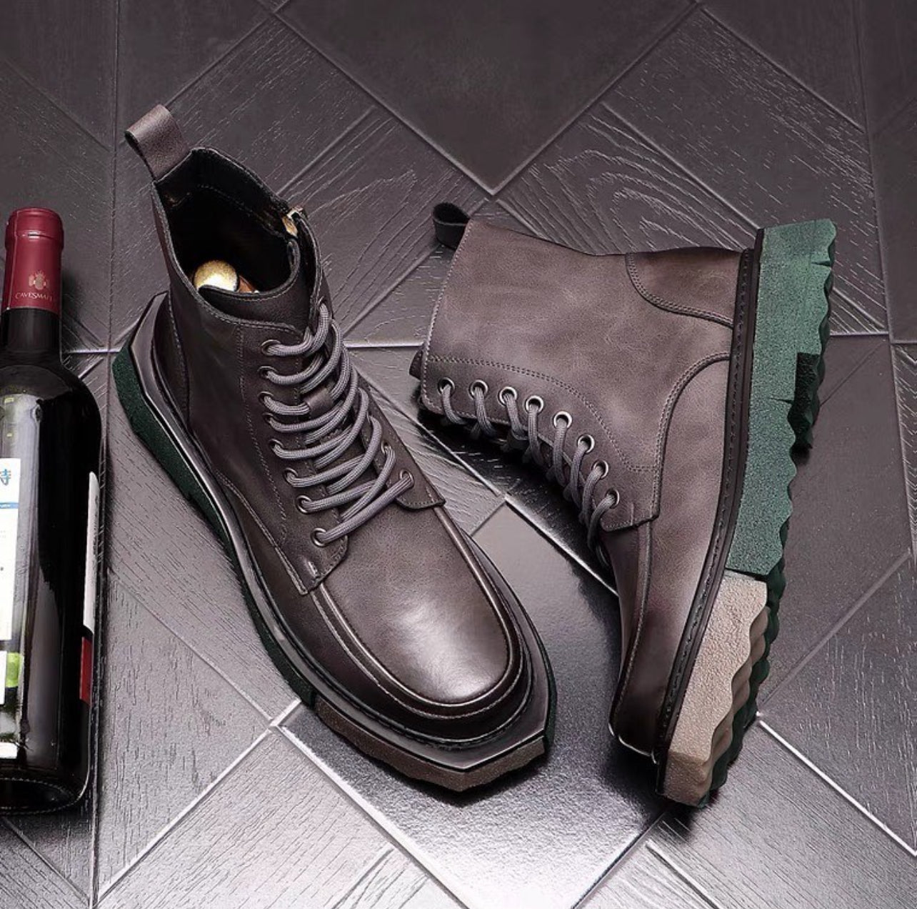 Colored Sole Boots
