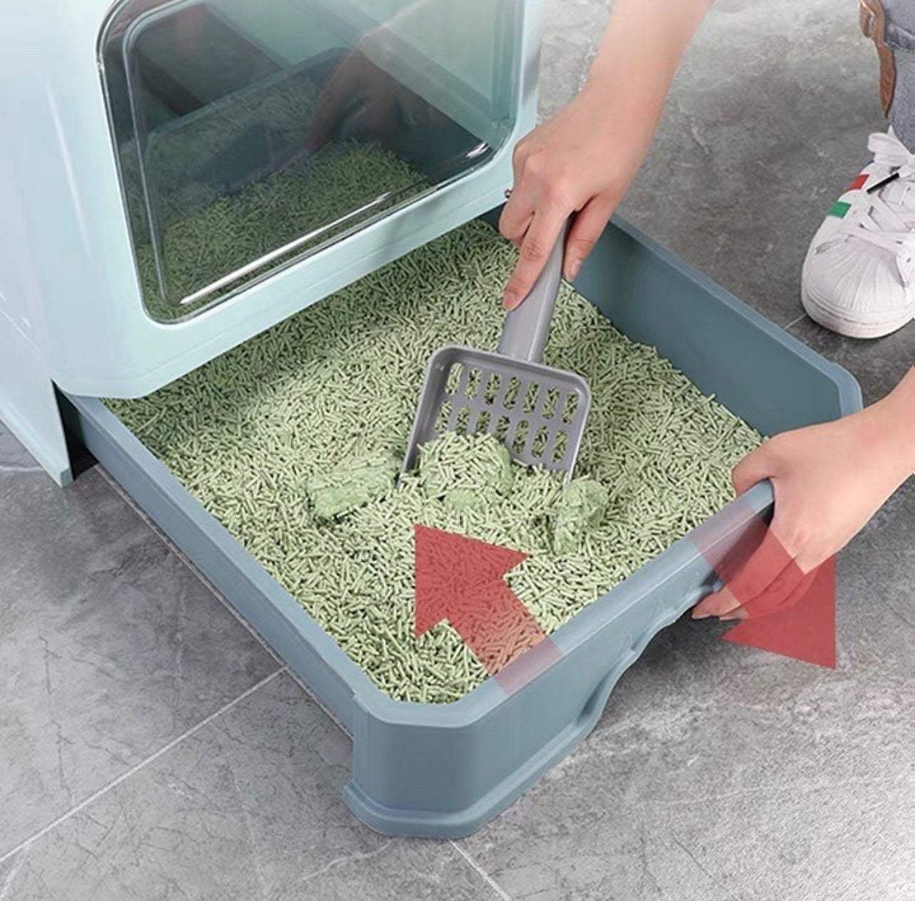 Cat Litter Box With Drawer