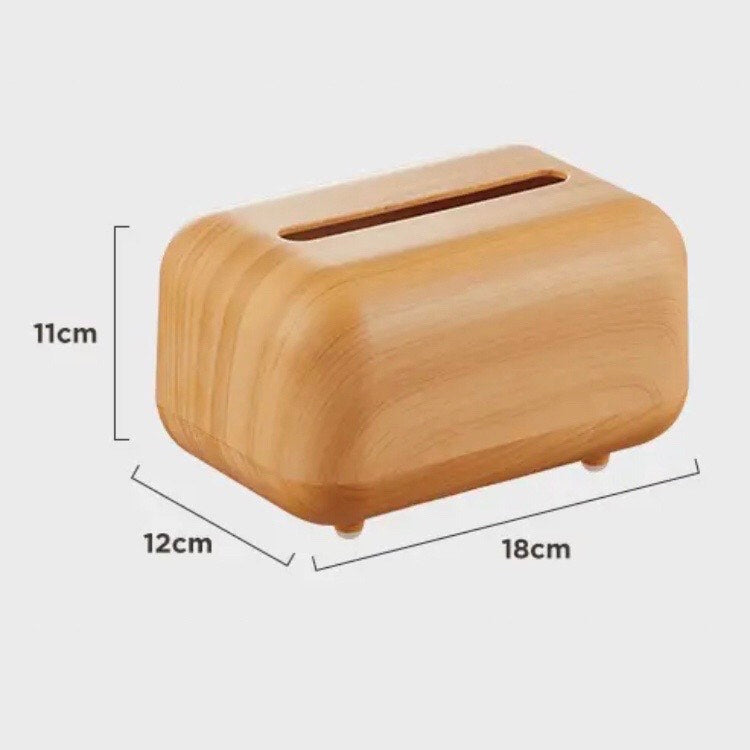 Glossy Wooden Tissue Box