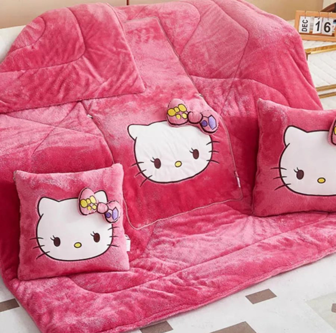 Cushion And Blanket Set