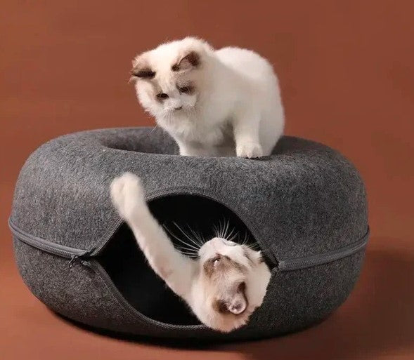 Cat Tunnel Donut Bed