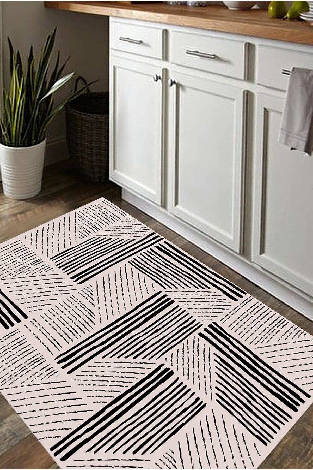 Striped Decorative Carpet