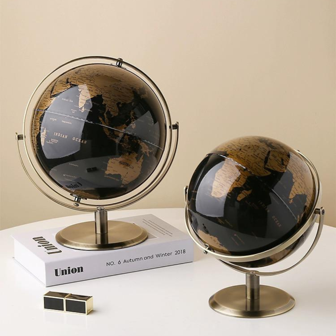 Gold globe