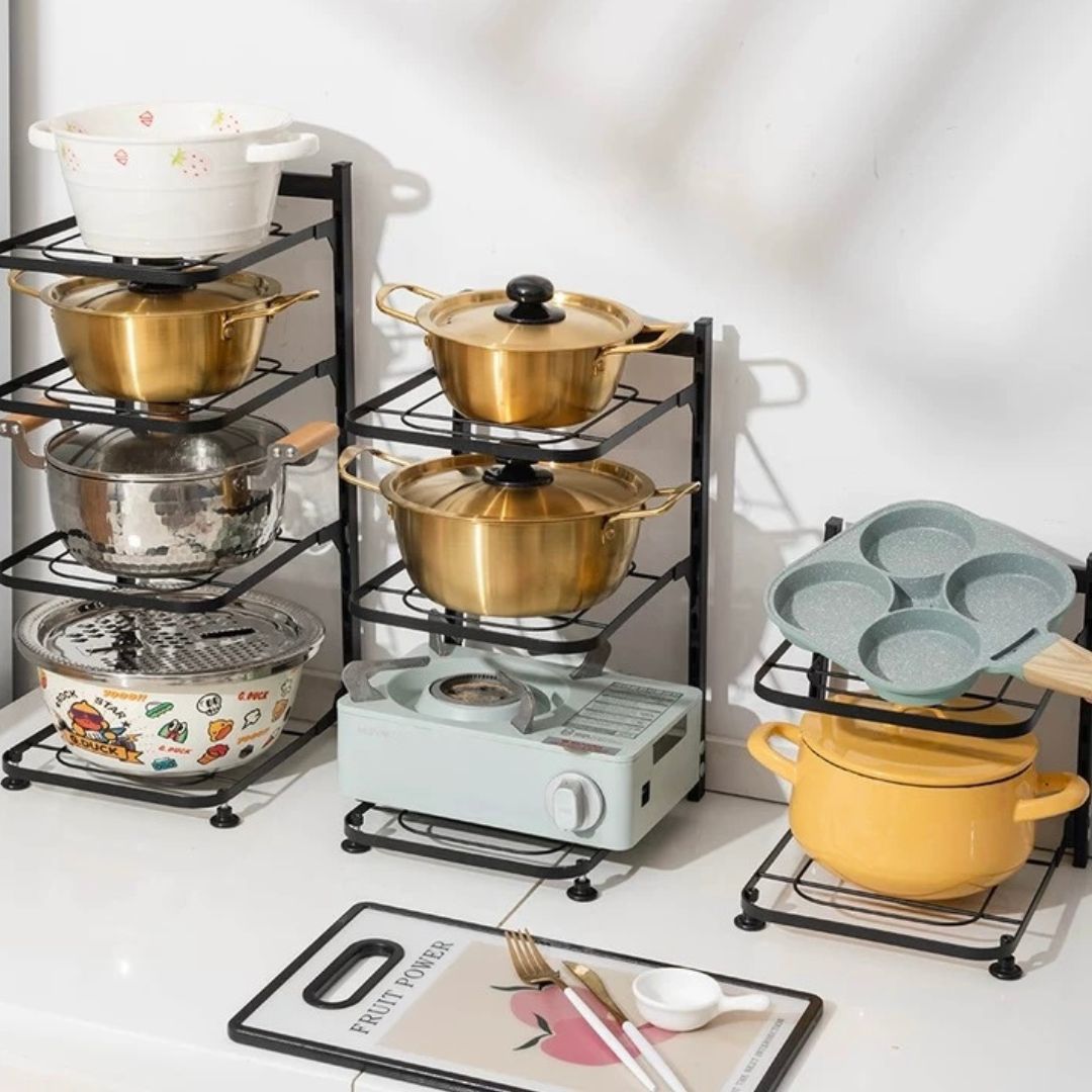 Adjustable Pot Rack Organizer