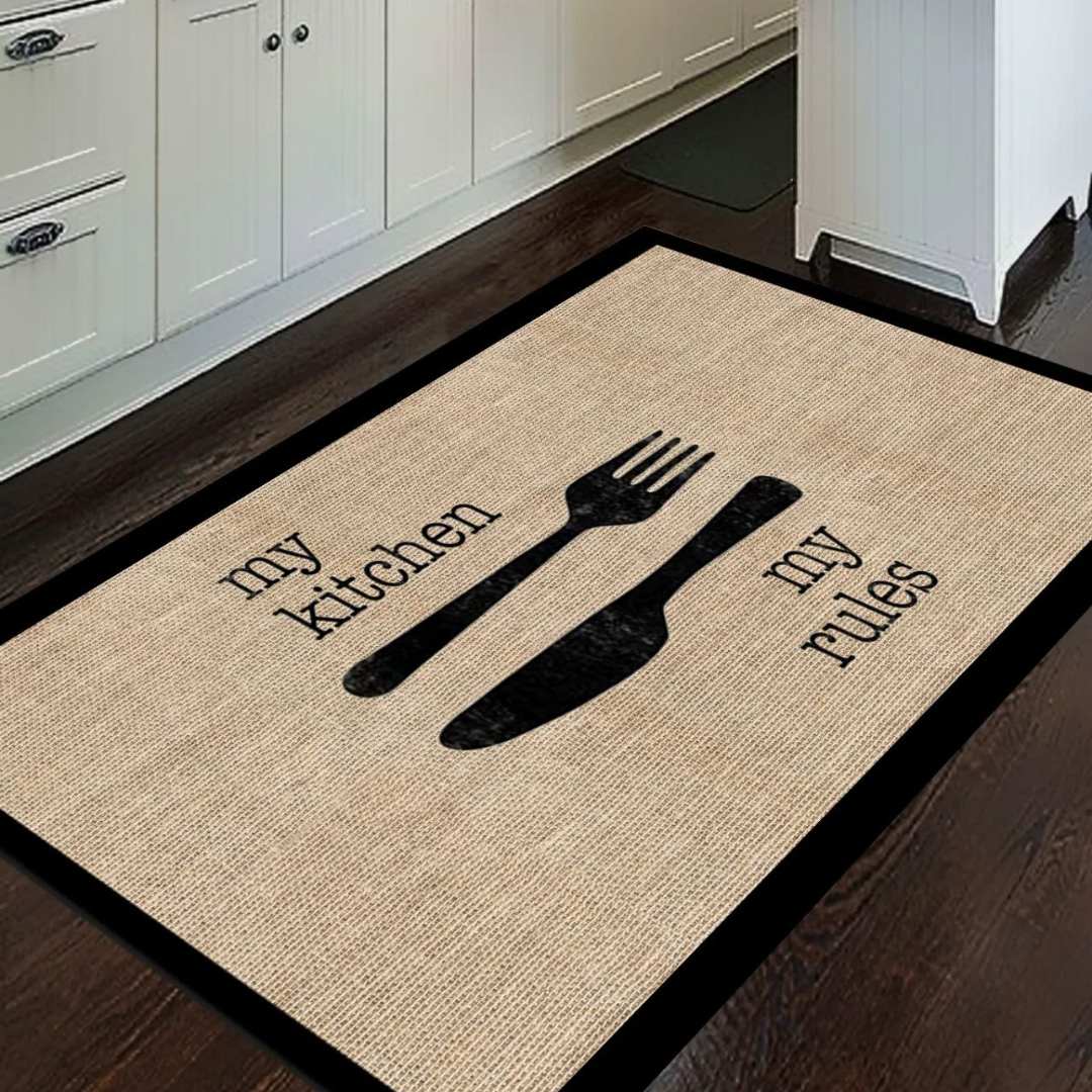 My Kitchen My Rules Rug