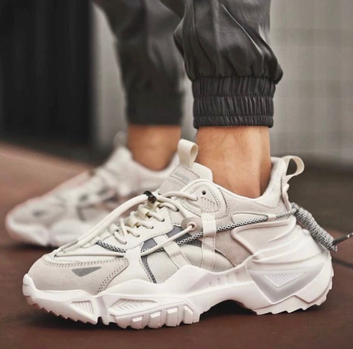 Lace-Up Chunky Sneakers