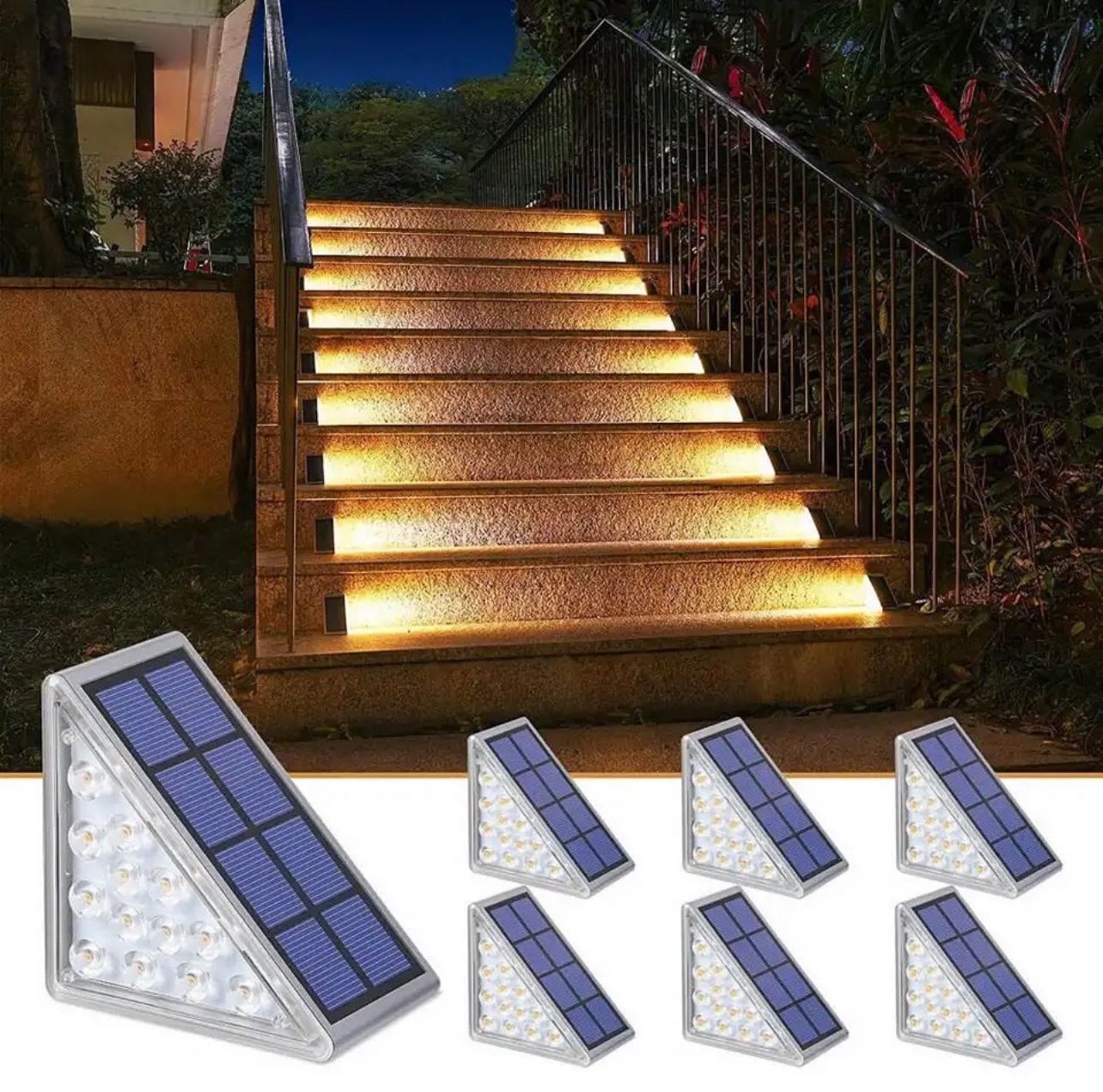 Triangle Solar Step Lights