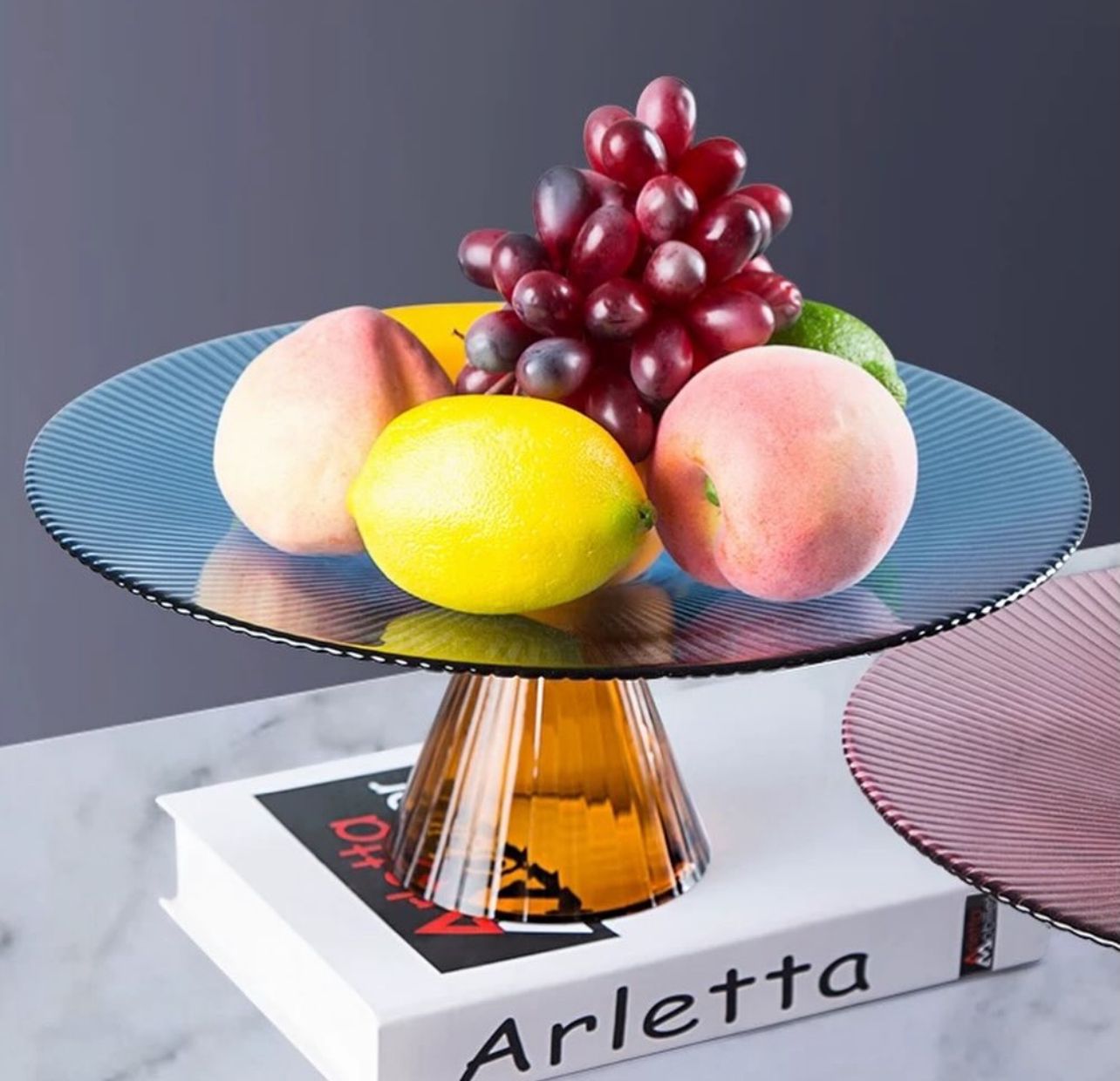 Glass Fruit Plate