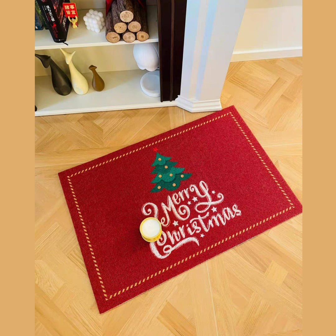 Christmas entrance carpet