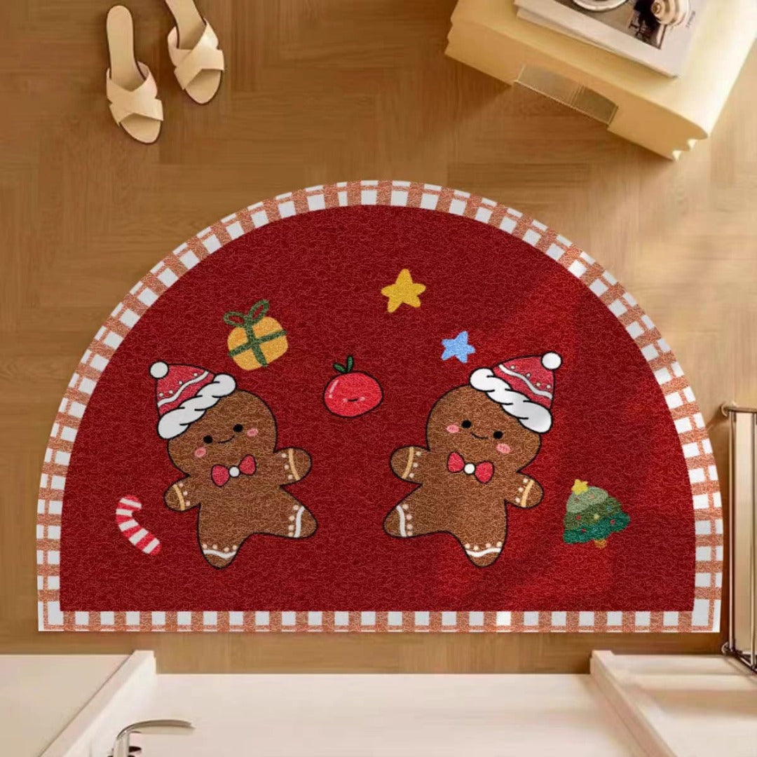 Christmas entrance carpet