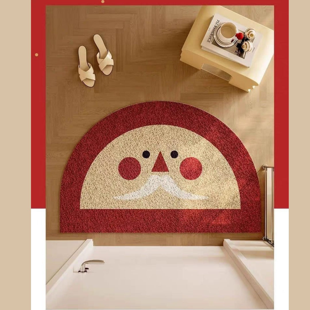 Christmas entrance carpet