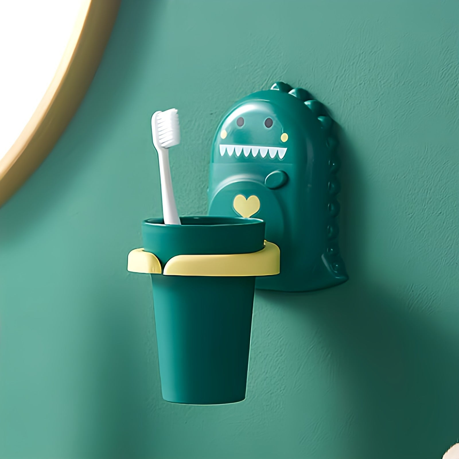 Dino Tooth Brush Cup Holder