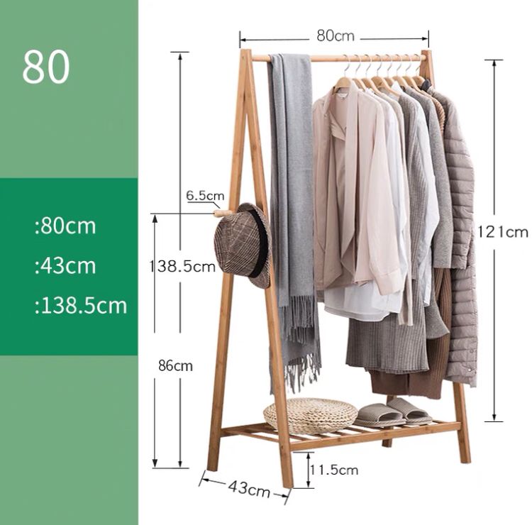 Bamboo Clothes Rack