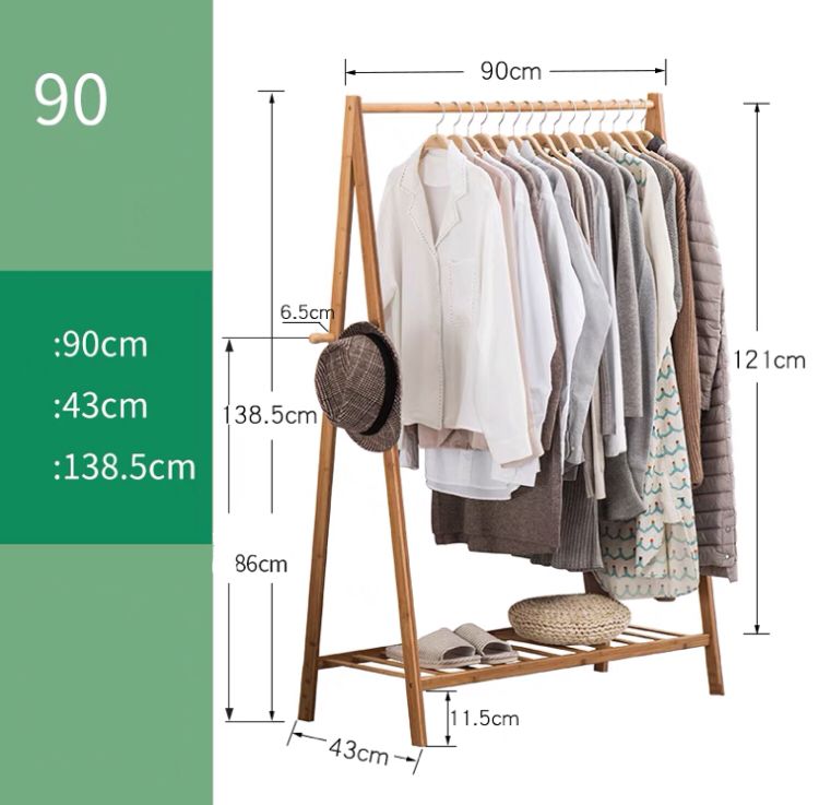 Bamboo Clothes Rack