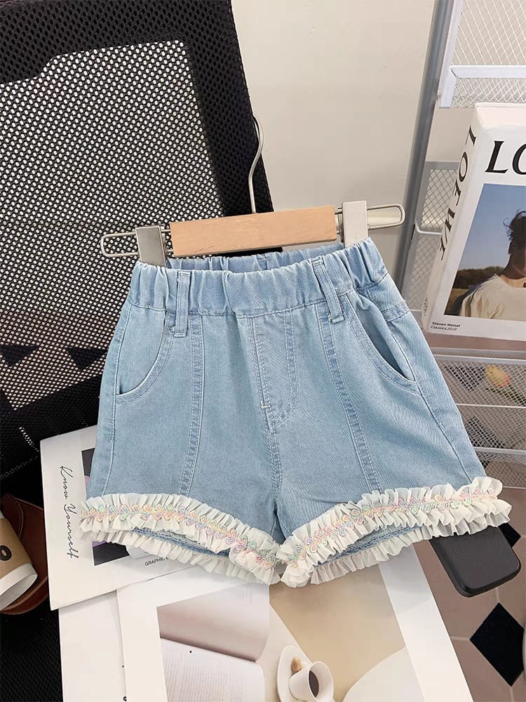 Denim  Short Set