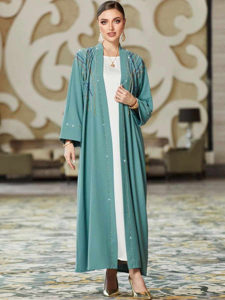 Beaded Abaya Cardigan