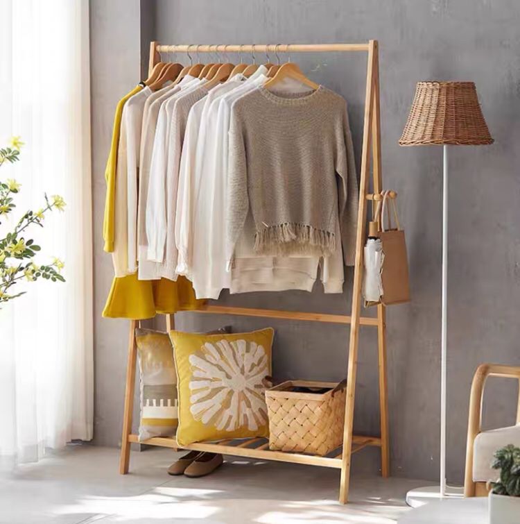 Bamboo Clothes Rack