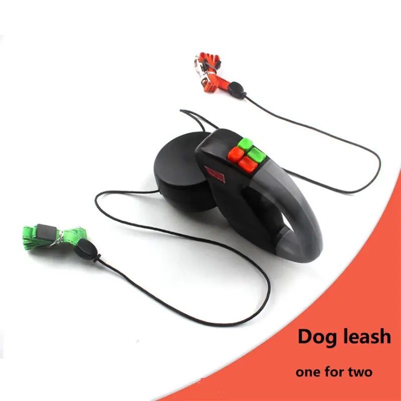 Rotatable Dual Dog Leash