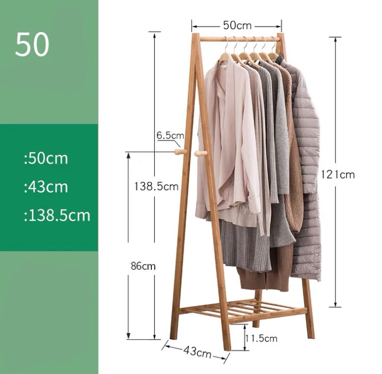 Bamboo Clothes Rack