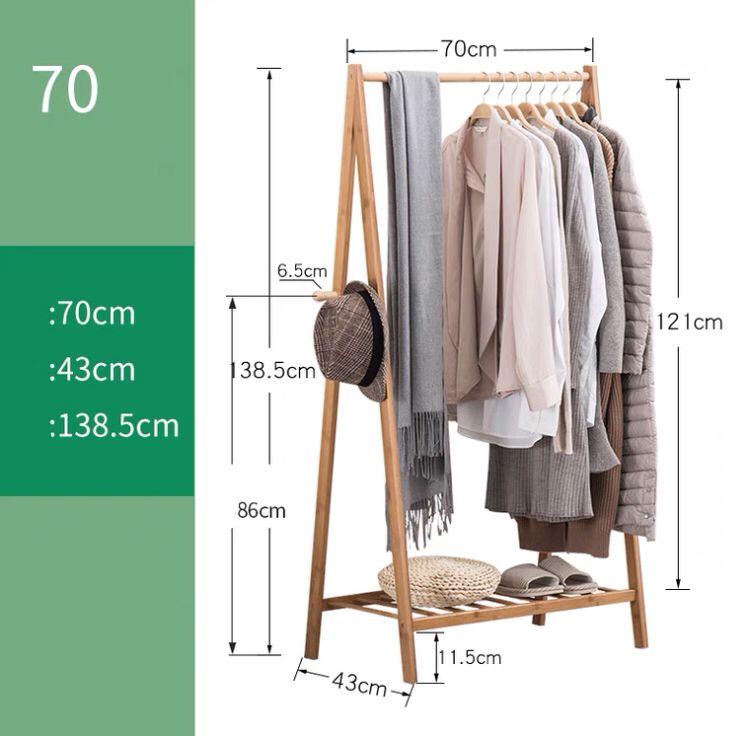 Bamboo Clothes Rack