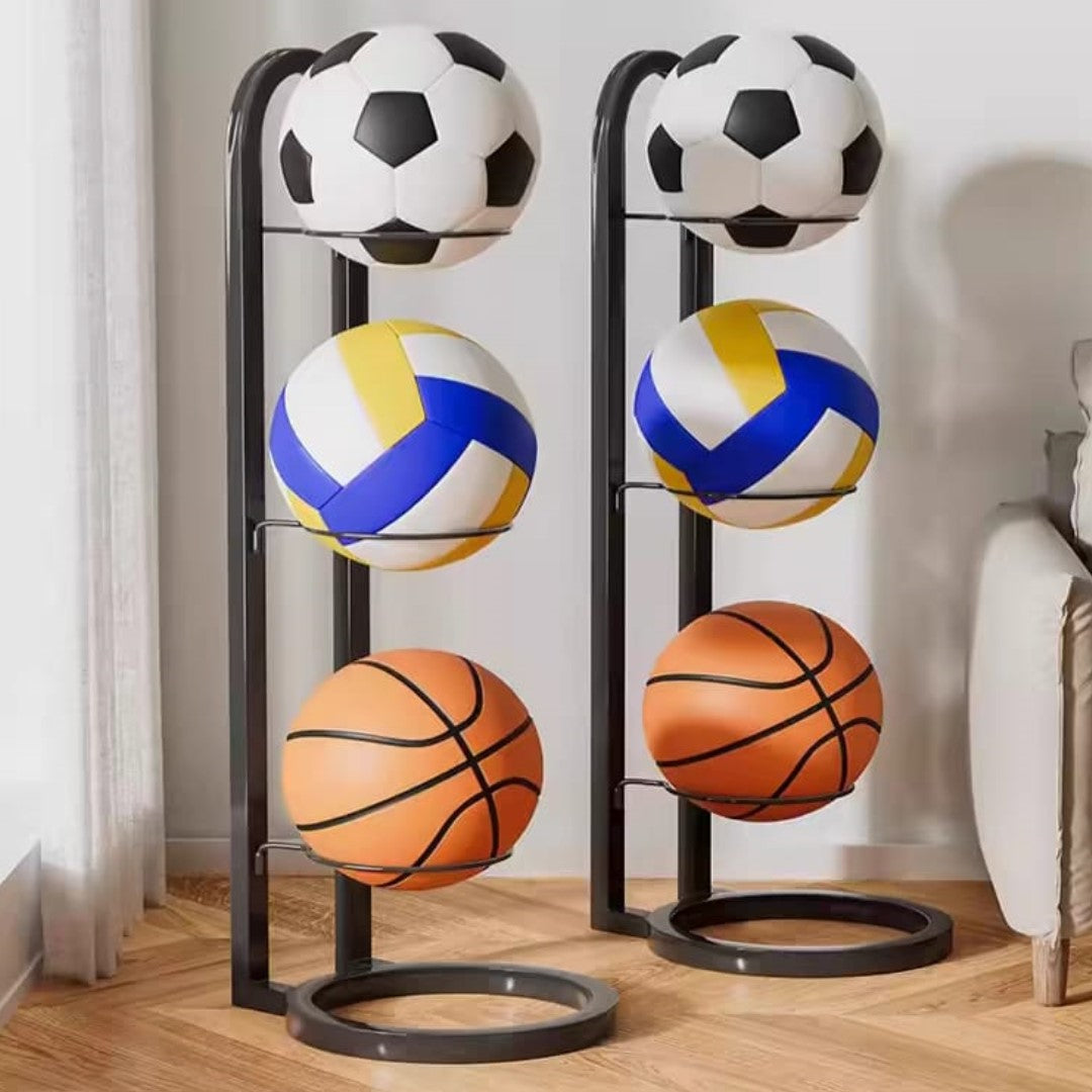 Foldable balls holder