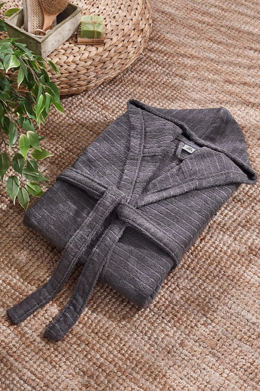 Hooded Bathrobe Set