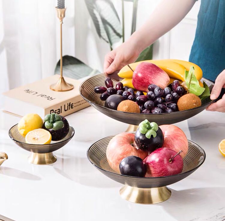 Decorative Glass Fruit Plate