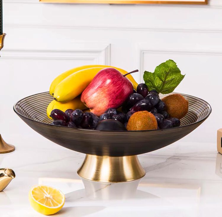 Decorative Glass Fruit Plate