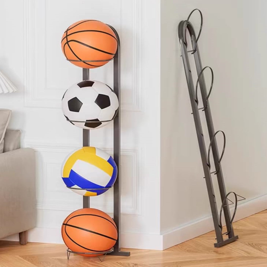 Foldable balls holder