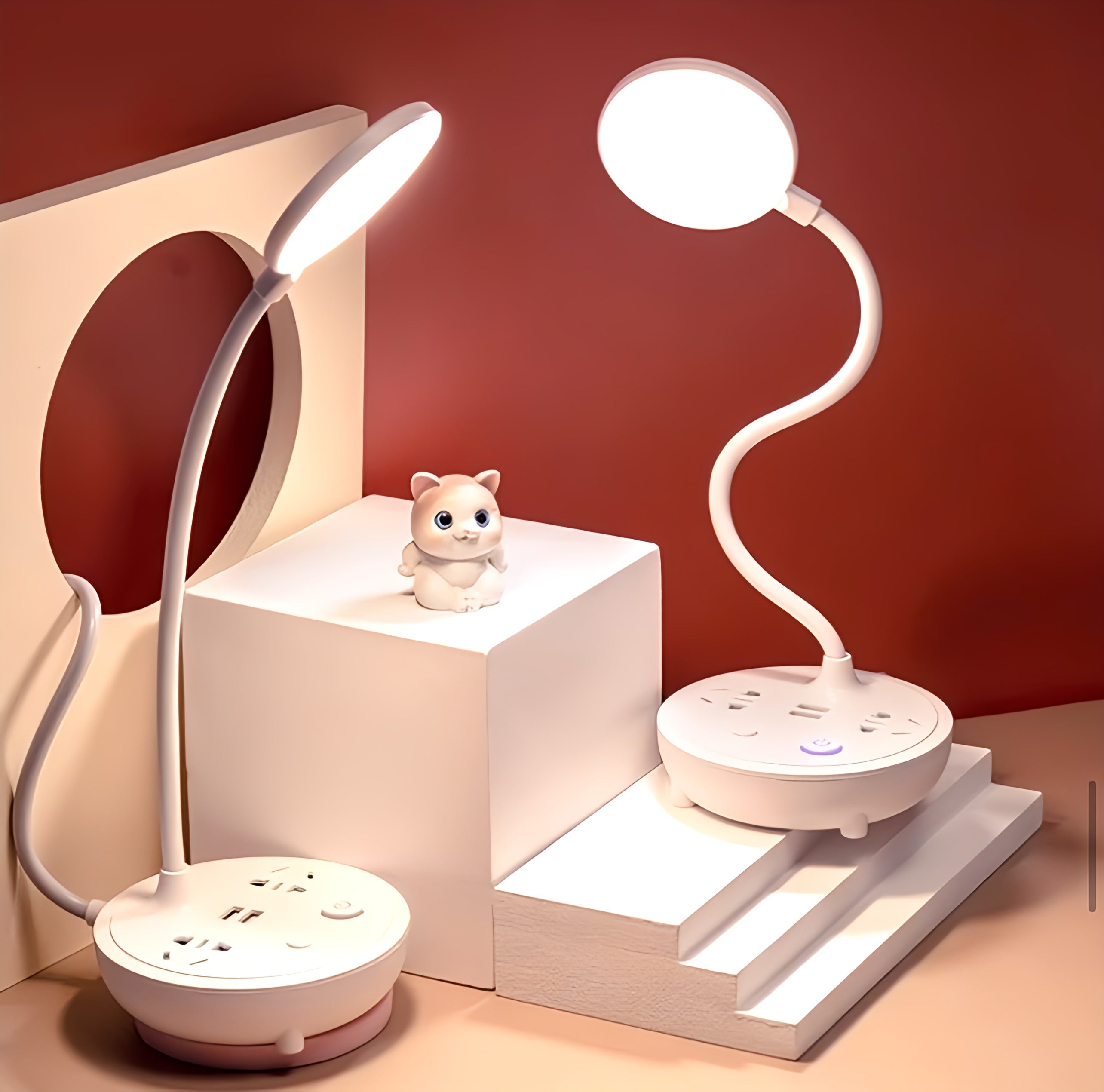 Multi-Plug Table Lamp