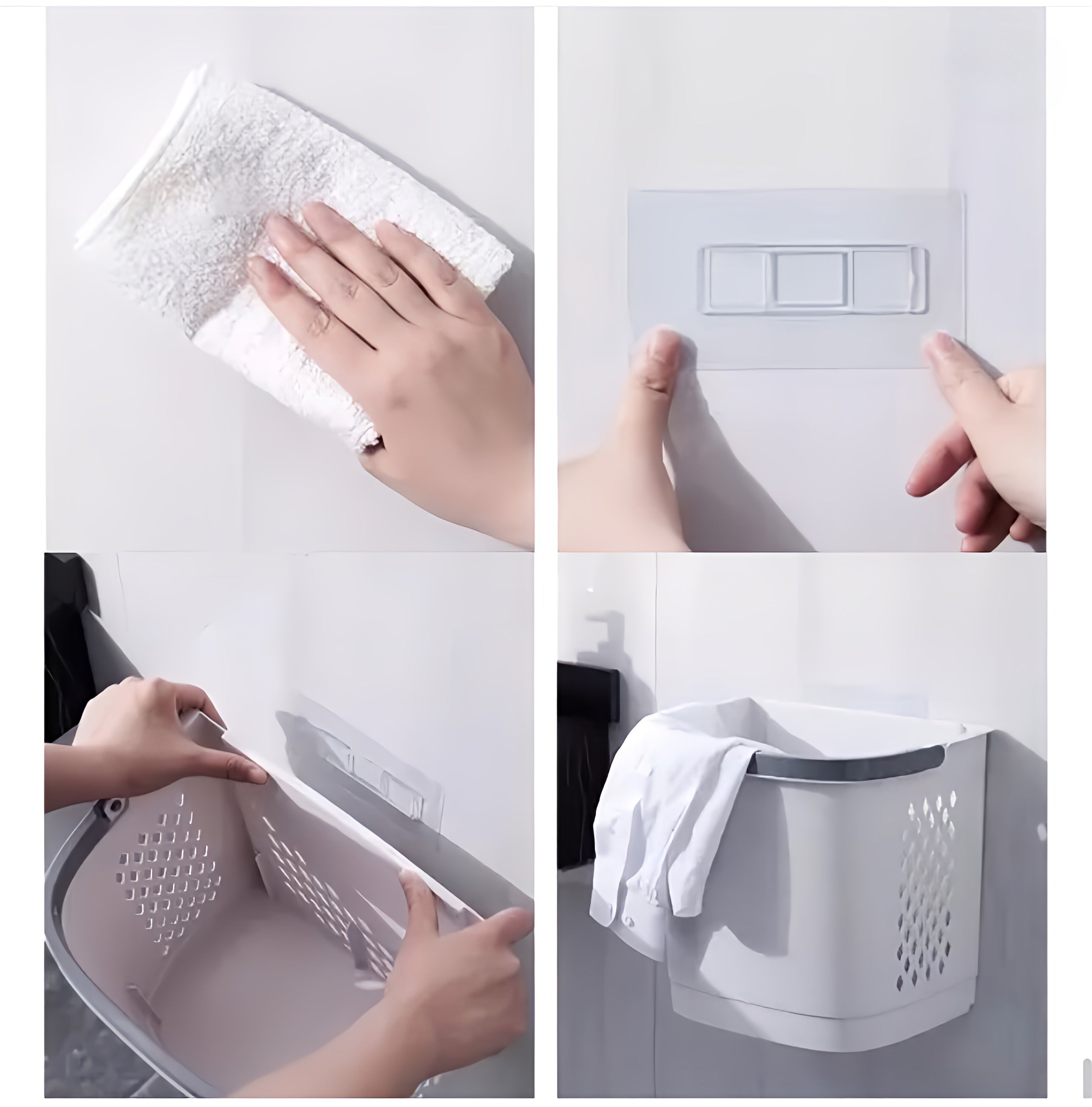 3 Layers Movable Laundry Basket