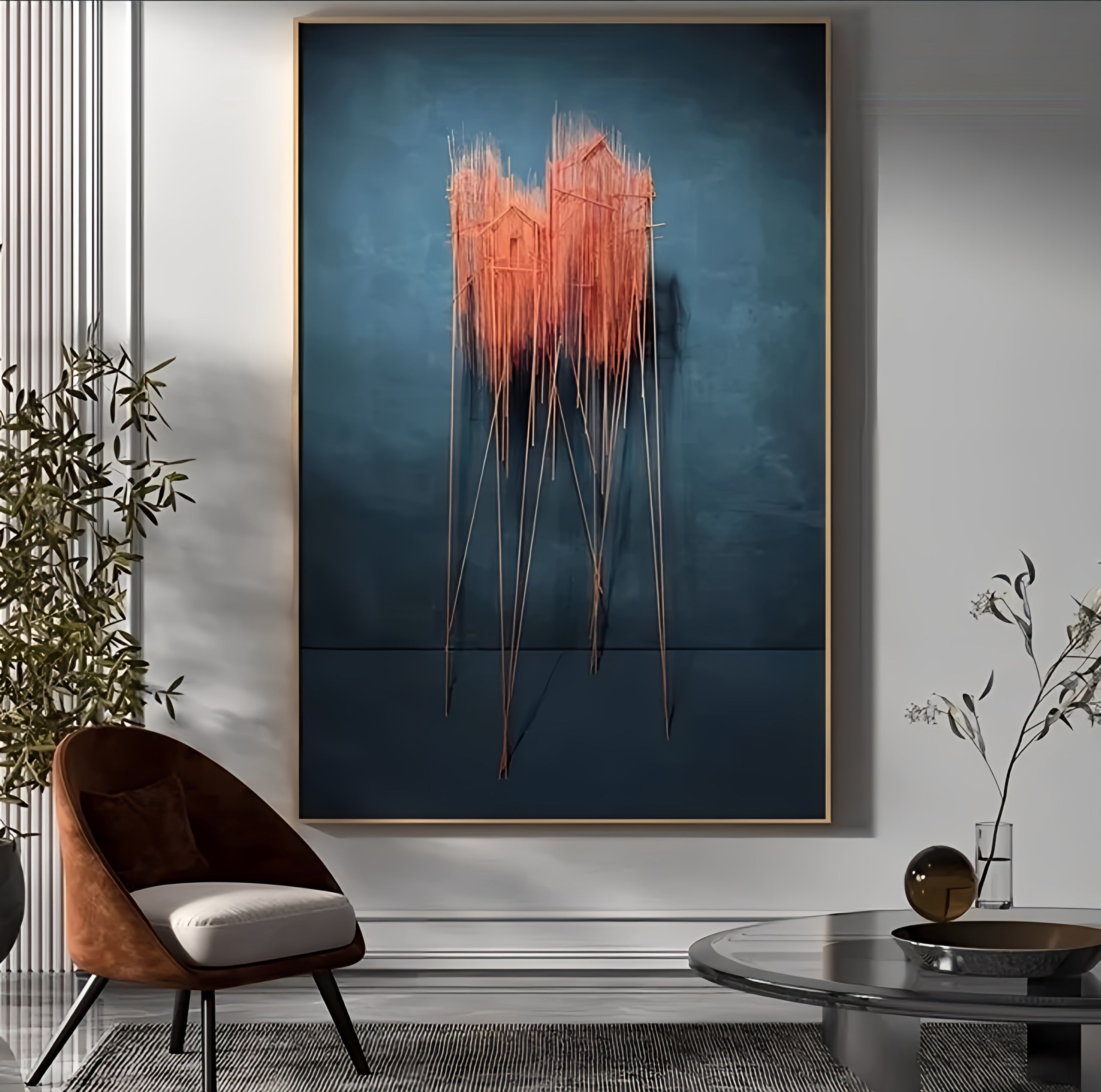 Abstract Canvas Painting